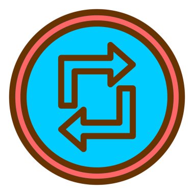 ok simgesinin vektör illüstrasyonu