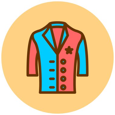 Gömlek. Web simgesi basit illüstrasyon