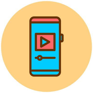 Cep telefonu. Basit resimleme