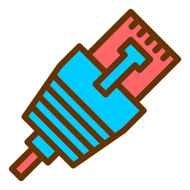 boya silindiri vektör illüstrasyonu