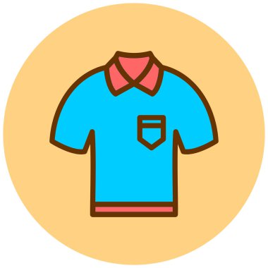 t-shirt vektör simgesi