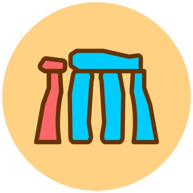 Bir havlu simgesinin vektör illüstrasyonu