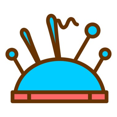 İğnelerin vektör illüstrasyonu