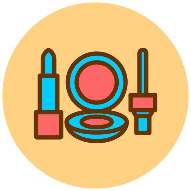 Ruj Düz Vektör Simgesi