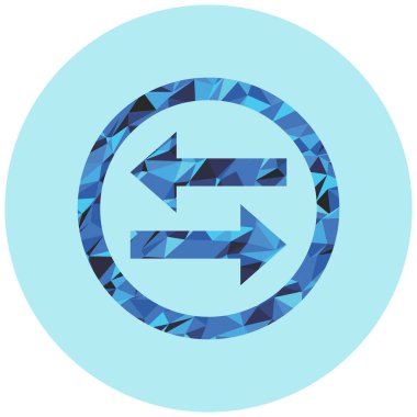 Bir düz biçim simgesinin vektör çizimi