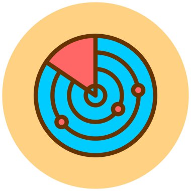 Hedef. Web simgesi basit illüstrasyon