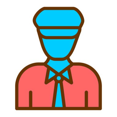 Tek izole edilmiş simgenin vektör illüstrasyonu 