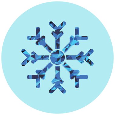 Kar Tanesi ikonu. ağ için düz kar vektör simgeleri
