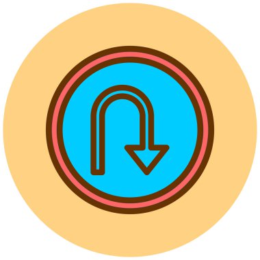 Ok. Web simgesi basit illüstrasyon