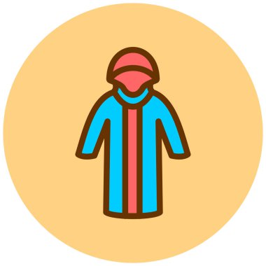 Adamım. Web simgesi basit illüstrasyon