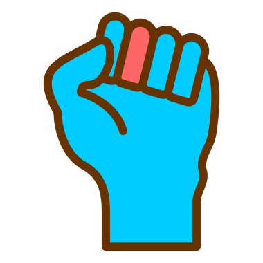 Bir jest, vektör illüstrasyonu