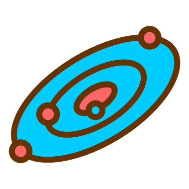 Uzay simgesi vektör illüstrasyonu