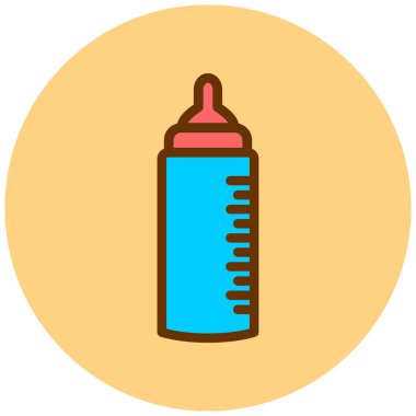 Bebeğim. Web simgesi basit illüstrasyon