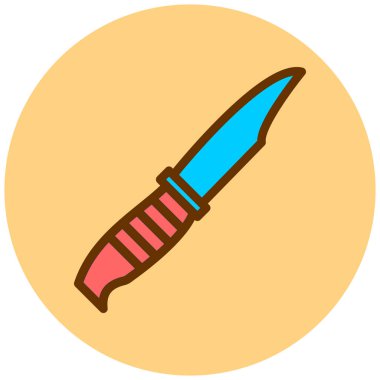 bıçak simgesi modada izole edilmiş arkaplan