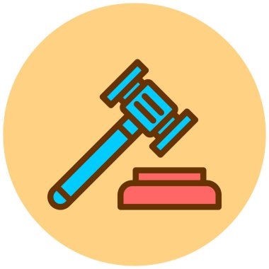 açık artırma vektör simgesi modern basit tasarım