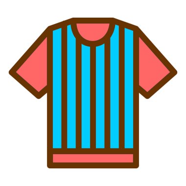 tshirt simgesi vektör illüstrasyonu