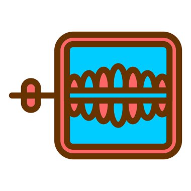 Paskalya Yumurtaları ikon vektör çizimi