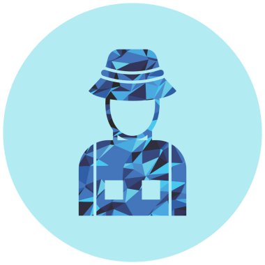 Takım elbiseli bir adamın vektör çizimi