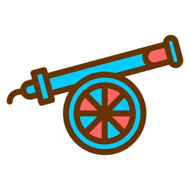 Top simgesi. Web için basit savaş vektör simgeleri çizimi