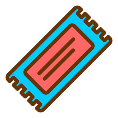 okul kitabı ikonu vektör illüstrasyonu