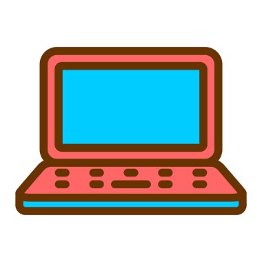 Bilgisayar. Web simgesi vektör illüstrasyonu