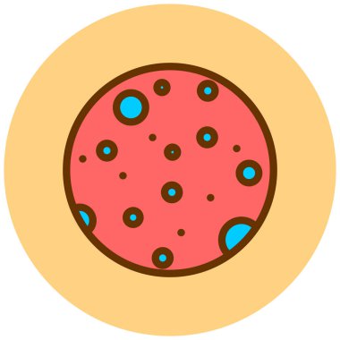 pizza. Web simgesi basit illüstrasyon