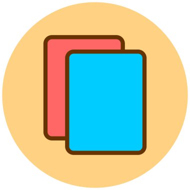 Kitap. Web simgesi basit illüstrasyon