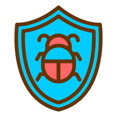 kalkan, güvenlik, vektör düz renk simgesi