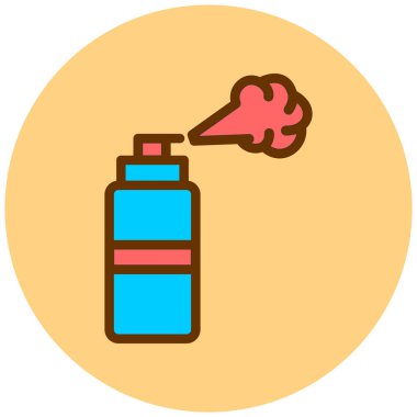 Sprey. Web simgesi basit illüstrasyon
