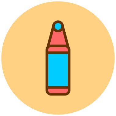 Boya fırçası. Basit resimleme