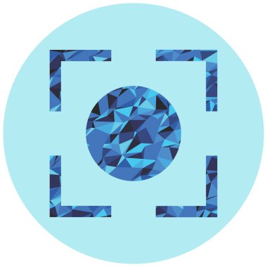 hedef simge, vektör illüstrasyonu basit tasarım