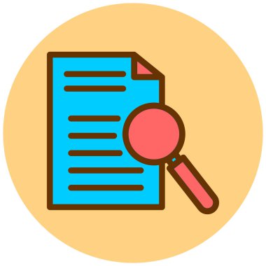 Ara. Web simgesi basit tasarım