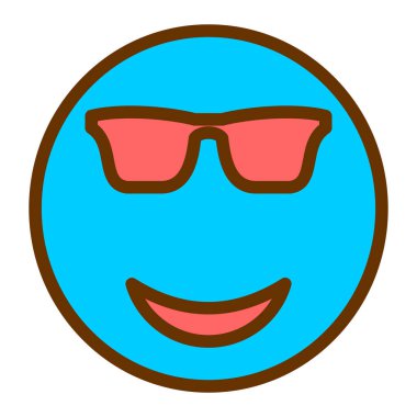 yüz maskesi simgesi. beyaz arkaplanda izole edilmiş web tasarımı için emoji vektör simgelerinin çizgi filmi