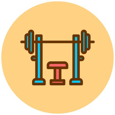 Halter. Web simgesi basit illüstrasyon