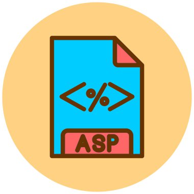 dosya biçimi simgesi, vektör illüstrasyonu