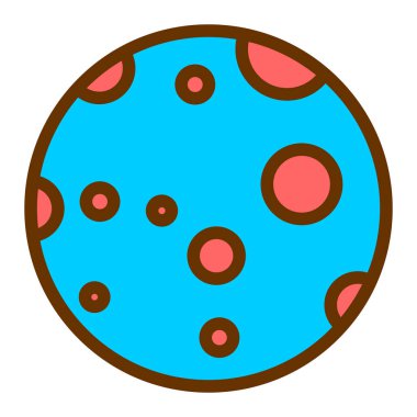 pizza. Web simgesi basit illüstrasyon