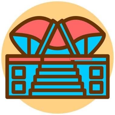 Alışveriş. Web simgesi basit illüstrasyon