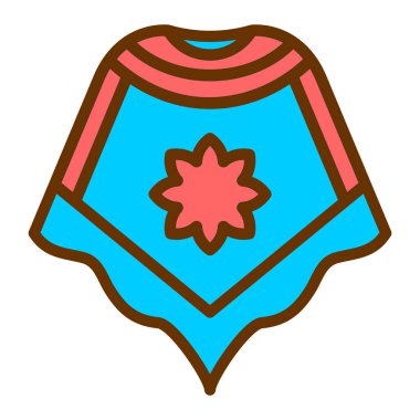 Çiçek. Web simgesi basit illüstrasyon