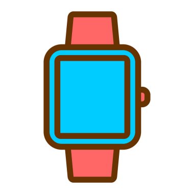 smartwatch simge vektör çizimi