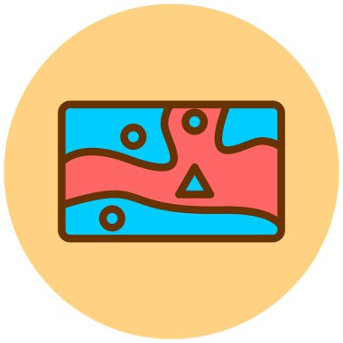 Seyahat. Web simgesi basit illüstrasyon