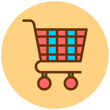 Alışveriş arabası. Basit tasarım