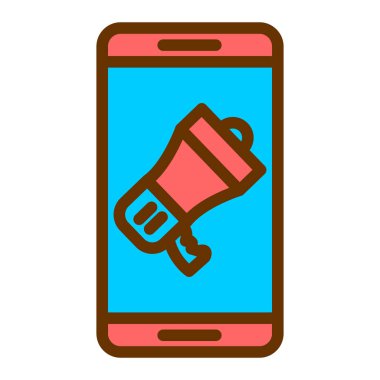 cep telefonu ikonu vektör illüstrasyonu