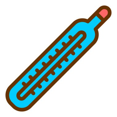 Termometre. Web simgesi basit tasarım