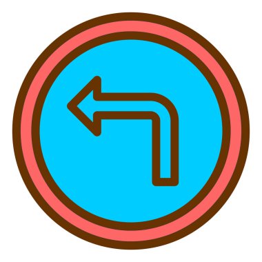 Projeniz için sol yön ok simgesi