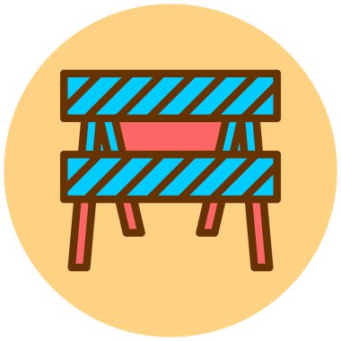 İnşaat. Web simgesi basit illüstrasyon