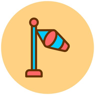 Bayrak. Web simgesi vektör illüstrasyonu