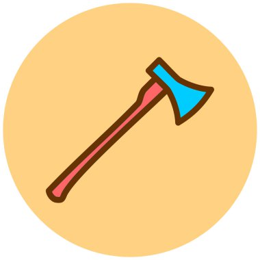 Balta. Web simgesi basit illüstrasyon