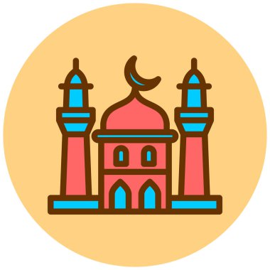 Cami. Web simgesi basit tasarım