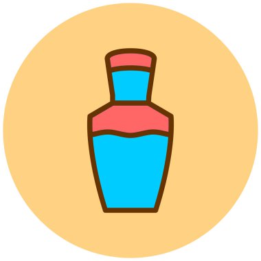 Parfüm. Web simgesi basit illüstrasyon