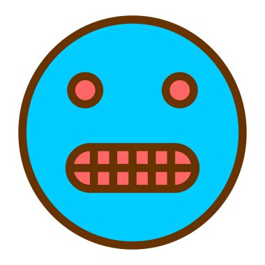 Üzgün surat. Web simgesi